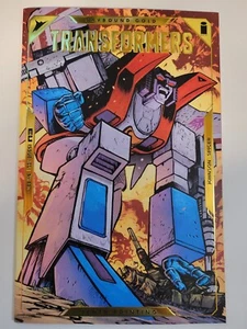 Transformers #1 Image 2023 Series Cover B 10th Print Variant Gold Foil 9.4 NM - Bild 1 von 2