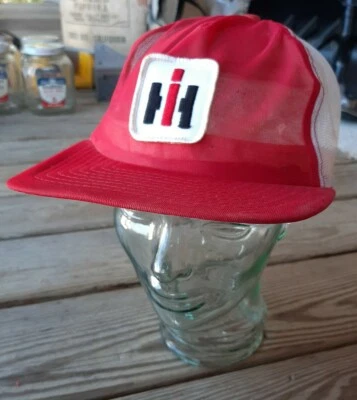 De colección Snapback IH Estuche Tractor Agricultura Publicidad Camionero Sombrero Louisville KY Foto 1 de 4