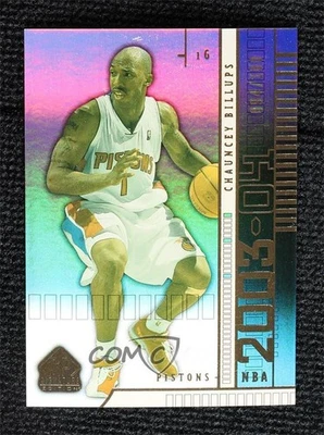 2003-04 SP Signature Edition Gold 4/100 Chauncey Billups #24 HOF - Image 1 of 3
