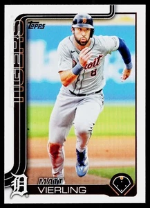 2025 Topps Matt Vierling #166 Detroit Tigers - Bild 1 von 2