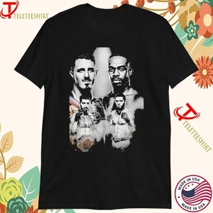 Islam Makhachev Vs Ilia Topuria UFC Superfight Concept With Championship T-Shirt - Picture 1 of 3