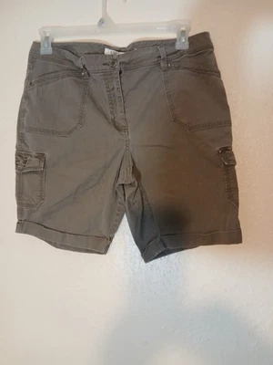 Shorts cargo feminino marrom Cato tamanho 14 - Imagem 1 de 4