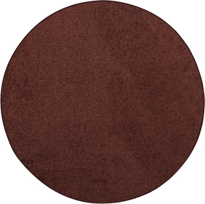 Chocolate Pet Friendly 2' Round Area Rug - Stain & Fade Resistant - Image 1 of 4