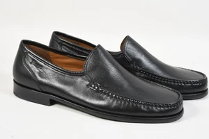 C15O68 - Coppia Ciabatte Uomo Sioux Nero Taglia 45 Larghezza G ea Pelle - Foto 1 di 12
