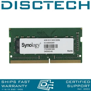 Synology D4ES02-4G 4GB DDR4-3200 PC4-25600 SODIMM Unbuffered ECC RAM for NAS - Picture 1 of 2