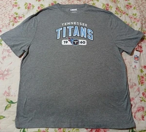 NFL Team Apparel Tennessee Titans T-Shirt Herren XXL Grau Brandneu  - Bild 1 von 5