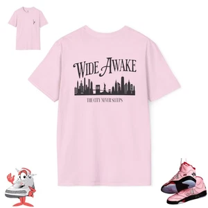 Camisa a Juego Para Awake NY Air Jordan Retro 5 Chicle Rosa Negro Zapatilla Camiseta - Imagen 1 de 15
