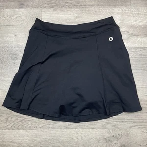 Minifalda Dona Jo Talla 2 Grande Negra Atlética Tenis Skort Acampanada Pickleball Golf - Imagen 1 de 8