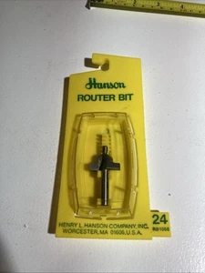Henry L. Hanson #24 Router Bit 5/32 Roman Ogee Bit zwei Flöten 1/4" Schaft Neu - Bild 1 von 7