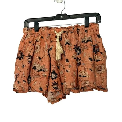 Шорты на шнурке Ulla Johnson Primrose бижутерия с цветочным принтом P/XSmall - Изображение 1 из 4