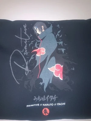Naruto Shippuden Primitive Itachi Black Pullover Long Sleeve Hoodie Mens Medium - Image 1 of 4