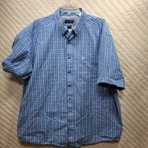 Camisa Ariat Pro Series Para Hombre XXL Cuadros Abotonados Rendimiento Western Rodeo - Imagen 1 de 8