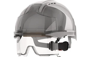 JSP Industriehelm EVO® VISTAlens® weiß/smoke ABS EN 397, EN 50365 - Bild 1 von 2