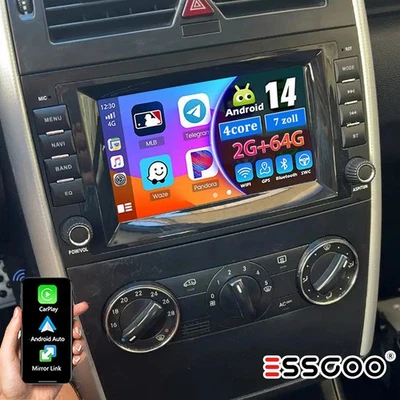 2+64G Android 15 Autoradio CarPlay Navi Für VW Crafter 2006-2016 BENZ A/B-Klasse - Bild 1 von 4