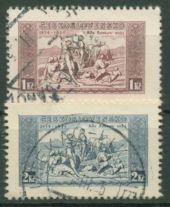 Tschechoslowakei 1934 100 Jahre Nationalhymne 330/31 x gestempelt - Picture 1 of 1