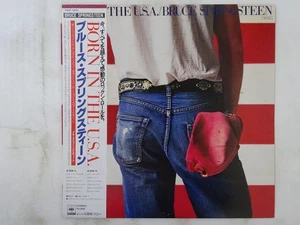 Bruce Springsteen Born in The USA CBS/Sony 28AP 2850 Japan  VINYL LP OBI - Picture 1 of 3