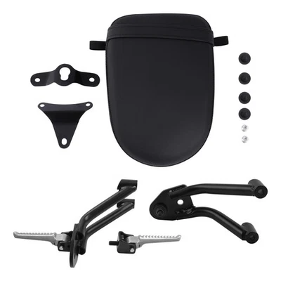 Montaje de estriberas de asiento de pasajero trasero apto para Honda Rebel CMX300 CMX500 2017-2024 Foto 1 de 4