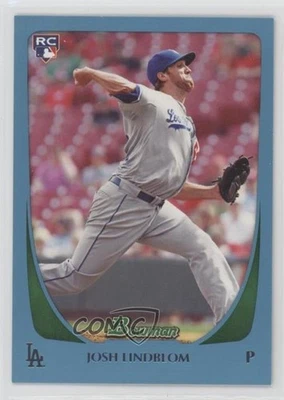 2011 Bowman Draft Blue /499 Josh Lindblom #58 Rookie RC - Image 1 of 2