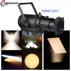 Stage Light 19° 300W LEKO LED Profile Spot Light Warm White Church studio Light - Picture 1 of 10