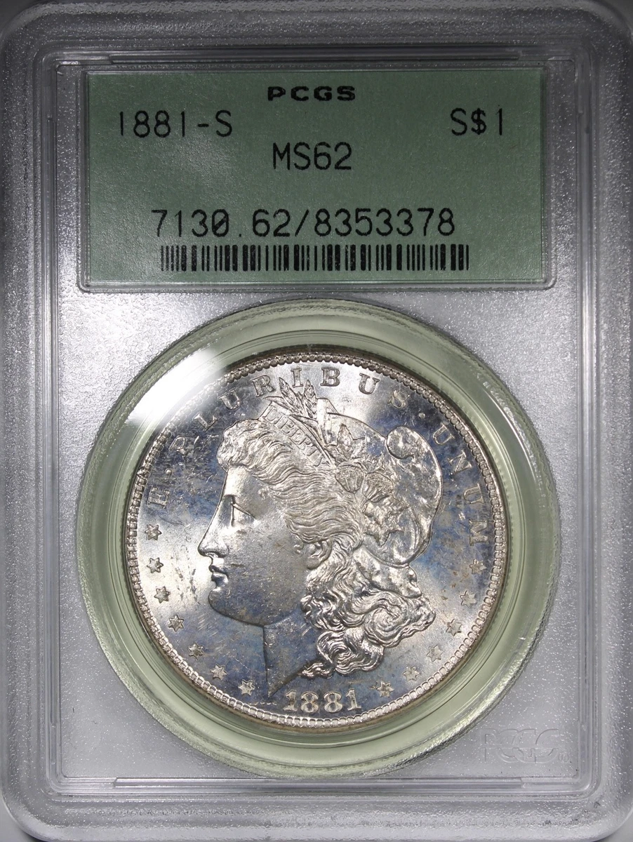 1881 MS 62 Graded Morgan Dollars for sale | eBay