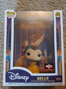 Funko POP La Bella e la Bestia Belle VHS Cover Targetcon #01 Nuovo con scatola - Foto 1 di 2