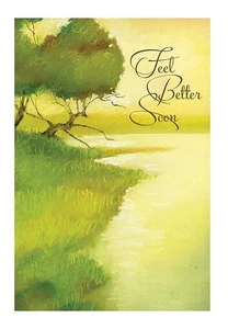 GET WELL SCRIPTURE CARDS: Botanical Themed [Box of 12] - Picture 1 of 9