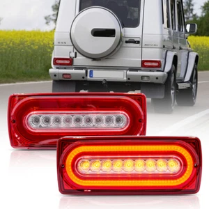 Lente roja luz trasera LED asily para 99-18 Benz W463 Clase G G500 G550 G55 G63 AMG - Imagen 1 de 6