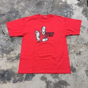 Camiseta roja de algodón Reversal of Man Music For Lovers talla completa VK171 - Imagen 1 de 3