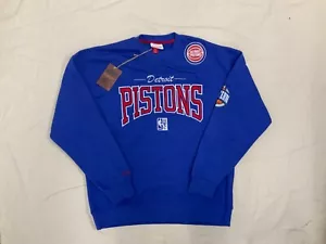 NEU MITCHELL AND NESS RUNDHALSAUSSCHNITT DETROIT KOLBEN LARGE - Bild 1 von 3