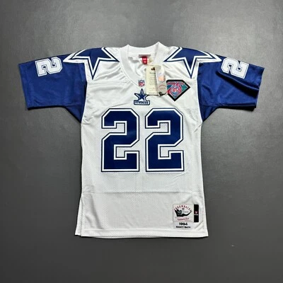 Camiseta masculina 100% autêntica Emmitt Smith Mitchell & Ness 1994 Cowboys tamanho 36 P - Imagem 1 de 4