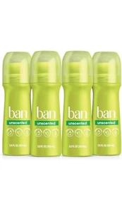 Ban Original Unscented 24-hour Invisible Antiperspirant, 3.5oz Roll-on Deodorant - Picture 1 of 7