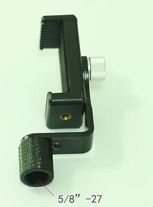 Smartphone Holder with 5/8" Tripod Microphone Stand Adapter for Apple iPhone 6s - Picture 1 of 6