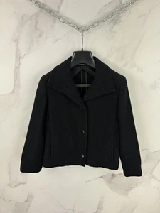 Max Mara Blazer Mantel Wolle Schwarz Größe US 8 - Bild 1 von 17