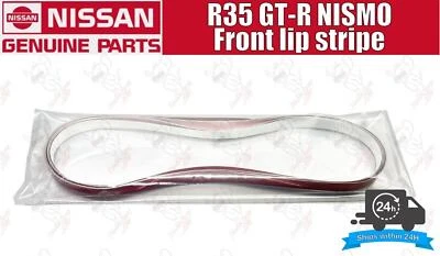 Nissan OEM Accent Front Lip Stripe For R35 GT-R Nismo 2015-2016 Genuine - Image 1 of 4