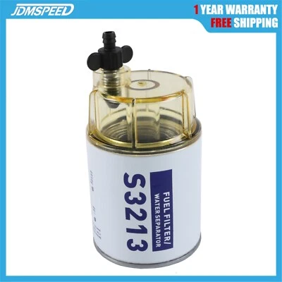 Filtro de combustible separador de agua con recipiente S3213 para motor fueraborda marino Mercury Foto 1 de 4
