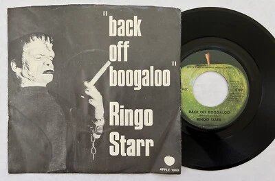 Rock 45 Picture Sleeve ~ Ringo Starr "Back Off Boogaloo" Apple ~ VG++ Beatles - Image 1 of 2