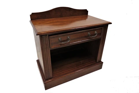 Vintage English Mahogany Accent Table, Side Table or Entry Table Cover