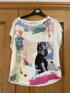 Zara printed ladies t shirt size S - Picture 1 of 3
