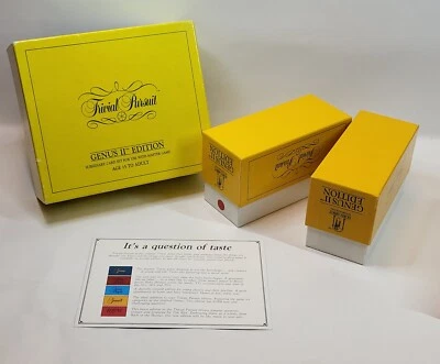 Trivial Pursuits Genus II Edition Subsidiary Card Set *New But Has Marks On Box* - Image 1 of 4