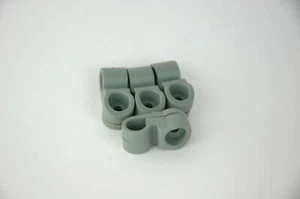 "Gray" Old Face Mask Clips Suspension Football Helmet RK TK  NO HARDWARE VERSION - Picture 1 of 2