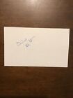 DAVID WILLIAMS - MIAMI OOTBALL - AUTHENTIC AUTOGRAPH SIGNED - A9570