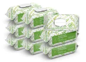 Amazon Elements Baby Wipes, Fresh, 810 Count, Flip-Top Packs, Pack of 9 - Picture 1 of 7