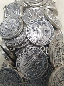 25 Saint Benedict Medals , Superior Quality, 25mm, Italy - Bild 1 von 2