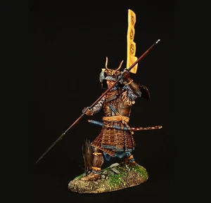 Museo del Soldado de Hojalata (SUPERIOR) Guerrero Samurai con "Naginata", 1600-1867 Japón - Imagen 1 de 7