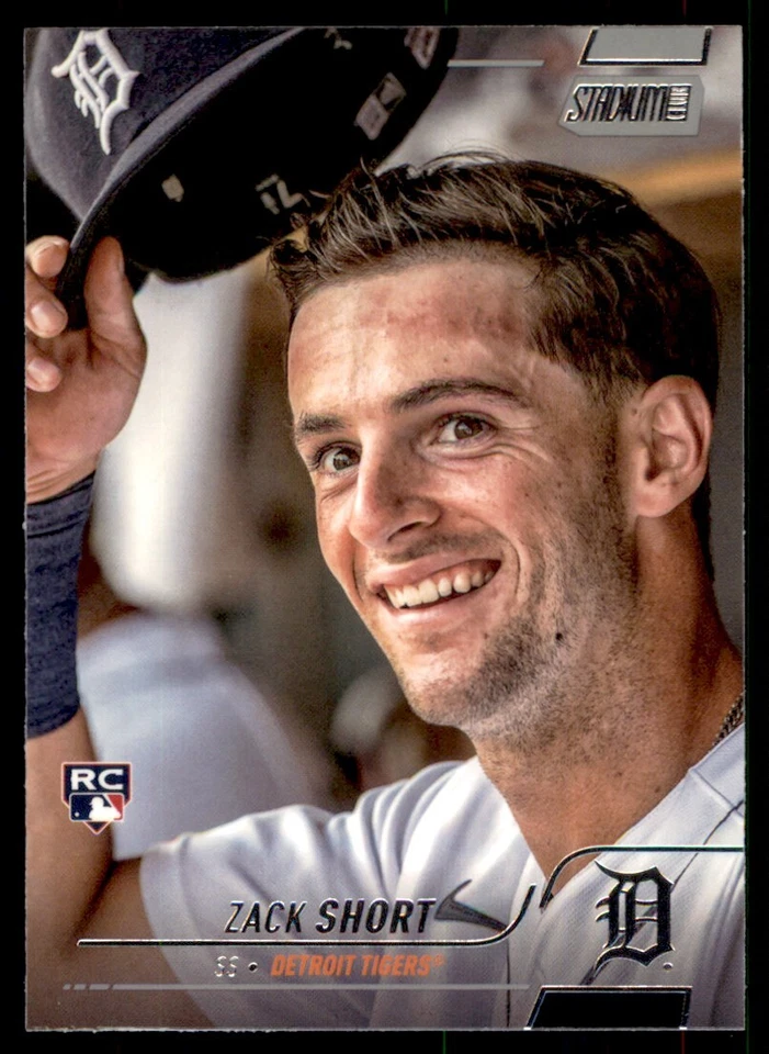 Zack Short 2022 Topps Stadium Club Rookie Card RC #132 Detroit Tigers - Image 1 of 2