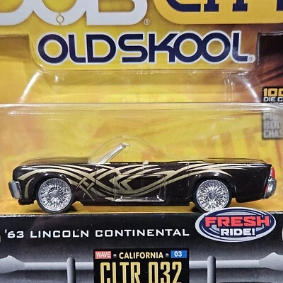 Jada 63 1963 Lincoln Continental Convertible Dub City Oldskool Collectible Car B - Image 1 of 2