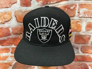 vintage Raiders Annco Superbowl Champions snapback hat NWOT 90s los angeles arch - Picture 1 of 7