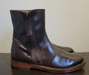 Casbia Chocolate Brown Leather Goodyear Welted Boots Mens 11.5 US / 45 EUR - Picture 1 of 8