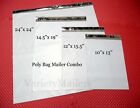 17 Poly Bag Mailer Variety Pack 4 Medium to Large Size Shipping Bags