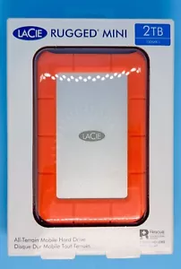 'Brand New' - LaCie Rugged Mini 2TB External Hard Drive, Never Used - Picture 1 of 6